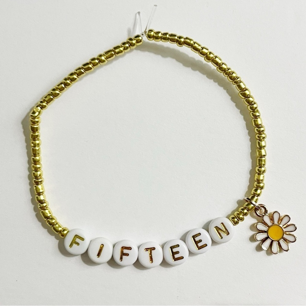 Taylor Swift Eras Tour Friendship Bracelet Fearless Fifteen